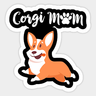 Corgi Mom (289) Sticker